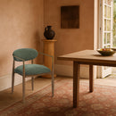 Meridian Riccio Olive Performance Fabric Upholstered Dining Arm Chair IMAGE 2