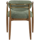  Color_Olive -- Riccio Olive Performance Fabric Upholstered Dining Arm Chair IMAGE 5