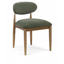  Color_Olive -- Riccio Olive Performance Fabric Upholstered Dining Side Chair IMAGE 1