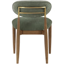  Color_Olive -- Riccio Olive Performance Fabric Upholstered Dining Side Chair IMAGE 4