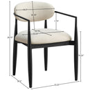  Color_Beige -- Meridian Riccio Arm Chair IMAGE 9