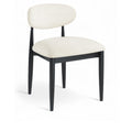  Meridian Riccio Beige Performance Fabric Upholstered Dining Side Chair IMAGE 1