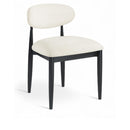  Meridian Riccio Beige Performance Fabric Upholstered Dining Side Chair IMAGE 1