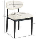  Color_Beige -- Meridian Riccio Dining Chair IMAGE 8
