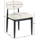  Meridian Riccio Beige Performance Fabric Upholstered Dining Side Chair IMAGE 8