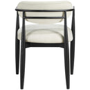  Meridian Riccio Cream Performance Fabric Upholstered Dining Arm Chair IMAGE 5
