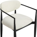 Meridian Riccio Cream Performance Fabric Upholstered Dining Arm Chair IMAGE 7