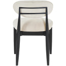  Meridian Riccio Cream Performance Fabric Upholstered Dining Side Chair IMAGE 4