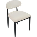  Meridian Riccio Cream Performance Fabric Upholstered Dining Side Chair IMAGE 5