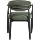  Meridian Riccio Olive Performance Fabric Upholstered Dining Arm Chair IMAGE 5