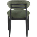  Meridian Riccio Olive Performance Fabric Upholstered Dining Side Chair IMAGE 4