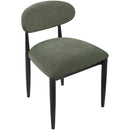  Meridian Riccio Olive Performance Fabric Upholstered Dining Side Chair IMAGE 5