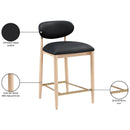  Color_Black -- Meridian Riccio Counter Height Stool IMAGE 10
