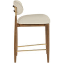  Color_Beige -- Meridian Riccio Counter Height Stool IMAGE 3