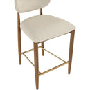  Color_Beige -- Meridian Riccio Counter Height Stool IMAGE 6