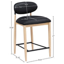  Color_Black -- Meridian Riccio Counter Height Stool IMAGE 8