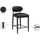  Color_Black -- Meridian Riccio Counter Height Stool IMAGE 10