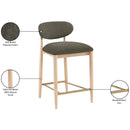  Color_Brown -- Meridian Riccio Counter Height Stool IMAGE 10