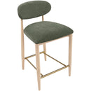  Color_Olive -- Riccio Olive Performance Fabric Upholstered Stool IMAGE 6