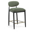  Color_Olive -- Riccio Olive Performance Fabric Upholstered Stool IMAGE 1