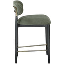  Color_Olive -- Riccio Olive Performance Fabric Upholstered Stool IMAGE 3