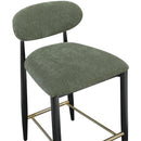  Color_Olive -- Riccio Olive Performance Fabric Upholstered Stool IMAGE 5