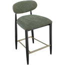  Color_Olive -- Riccio Olive Performance Fabric Upholstered Stool IMAGE 6