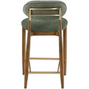  Color_Olive -- Riccio Olive Performance Fabric Upholstered Stool IMAGE 4