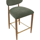  Color_Olive -- Riccio Olive Performance Fabric Upholstered Stool IMAGE 6