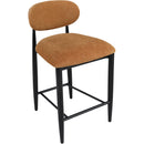  Color_Cognac -- Riccio Cognac Performance Fabric Upholstered Stool IMAGE 5