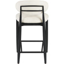  Color_Cream -- Riccio Cream Performance Fabric Upholstered Stool IMAGE 4