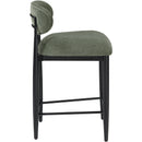  Color_Olive -- Riccio Olive Performance Fabric Upholstered Stool IMAGE 3