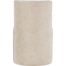  Meridian Duvina Beige Chenille Performance Fabric Upholstered Dining Chair IMAGE 5