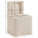  Color_Beige -- Meridian Duvina Dining Chair IMAGE 9