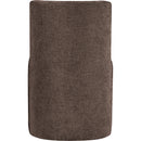  Meridian Duvina Brown Chenille Performance Fabric Upholstered Dining Chair IMAGE 5
