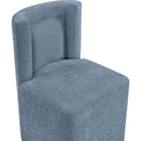 Color_Light Blue -- Duvina Light Blue Chenille Performance Fabric Upholstered Dining Chair IMAGE 6