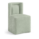  Color_Mint -- Duvina Mint Chenille Performance Fabric Upholstered Dining Chair IMAGE 1