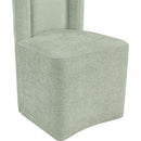  Color_Mint -- Duvina Mint Chenille Performance Fabric Upholstered Dining Chair IMAGE 7