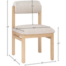  Color_Beige -- Meridian Roundhill Counter Height Dining Chair IMAGE 8