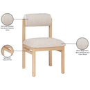  Color_Beige -- Meridian Roundhill Counter Height Dining Chair IMAGE 9