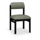  Color_Green -- Roundhill Green Vegan Leather Upholstered Dining Chair IMAGE 1