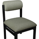  Color_Green -- Roundhill Green Vegan Leather Upholstered Dining Chair IMAGE 6