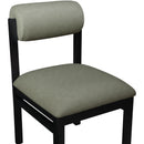  Meridian Roundhill Green Vegan Leather Upholstered Dining Chair IMAGE 6