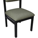  Meridian Roundhill Green Vegan Leather Upholstered Dining Chair IMAGE 7