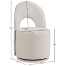  Color_Beige -- Meridian Cirelle Dining Chair IMAGE 9