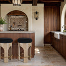  Color_Black -- Meridian Bocceli Counter Height Stool IMAGE 2