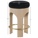  Color_Black -- Meridian Bocceli Counter Height Stool IMAGE 6