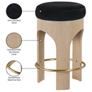  Color_Black -- Meridian Bocceli Counter Height Stool IMAGE 7