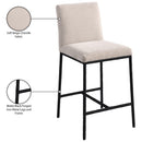  Color_Beige -- Meridian Reeves Counter Height Stool IMAGE 8
