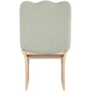  Color_Mint -- Shaw Mint Chenille Fabric Upholstered Dining Chair IMAGE 5